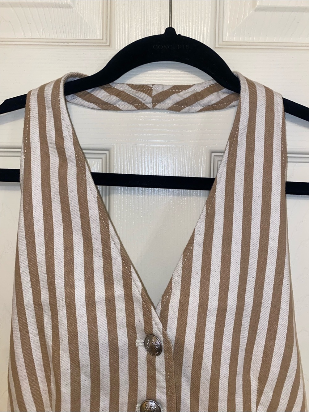 Rag & Bone Ethel Striped Denim Vest - Picture 3 of 7